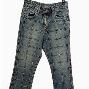 BC Ethic Jeans Womens Size 30 Windowpane Design